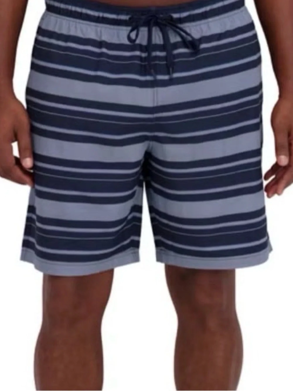 Nautica Men’s Blue Striped Swim Shorts